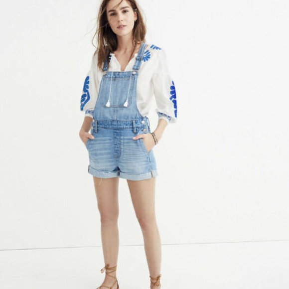 Madewell Pants - Madewell Adirondack Short Overalls In